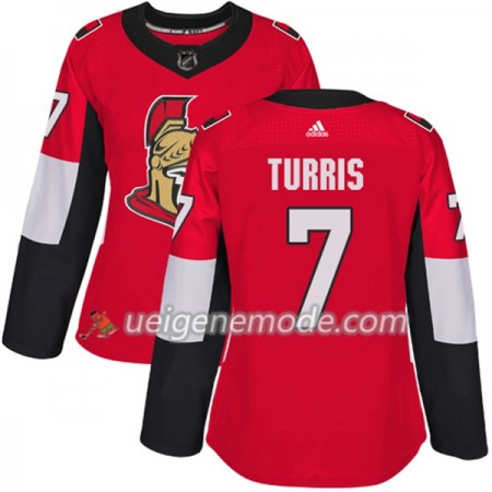 Dame Eishockey Ottawa Senators Trikot Kyle Turris 7 Adidas 2017-2018 Rot Authentic